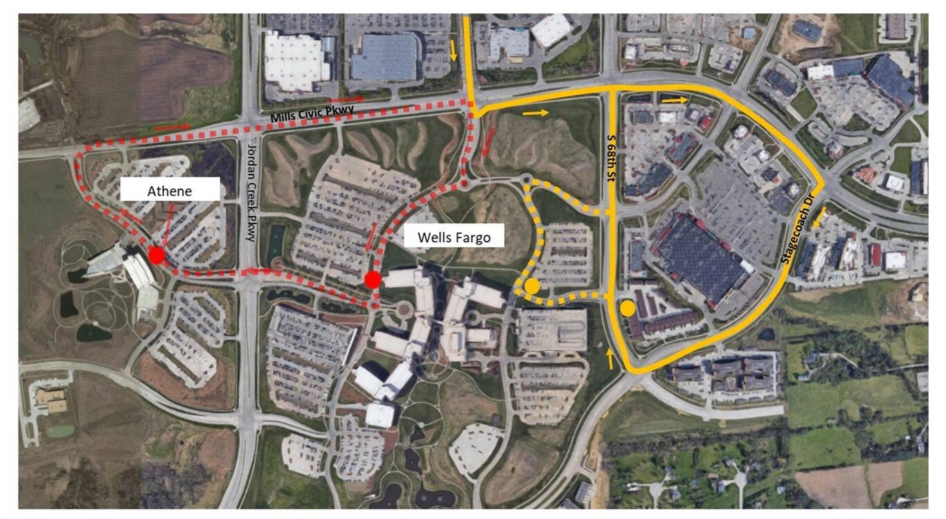 Wells Fargo Jordan Creek Campus Map Printable Online